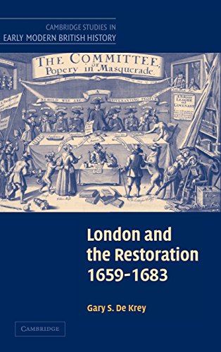London and the Restoration, 1659–1683 (Cambridge Studies in Early Modern British History)