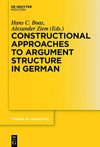 Constructional Approaches to Syntactic Structures in German (Trends in Linguistics. Studies and Monographs [TiLSM], Band 322)