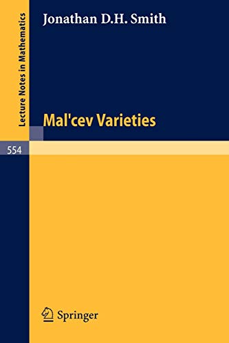 Mal'cev Varieties. (Lecture notes in mathematics, vol.554)