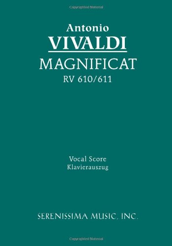 Magnificat, RV 610/611: Vocal score