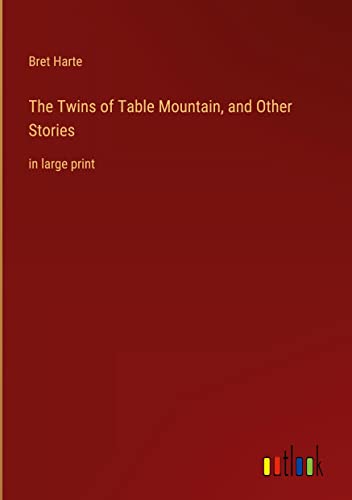 The Twins of Table Mountain, and Other Stories: in large print