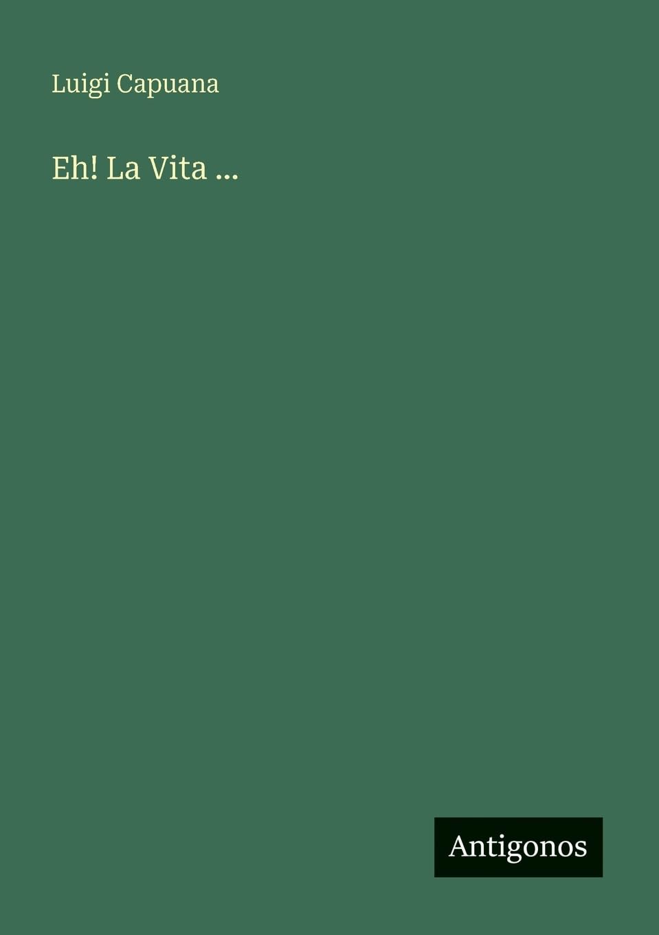 Eh! La Vita ...