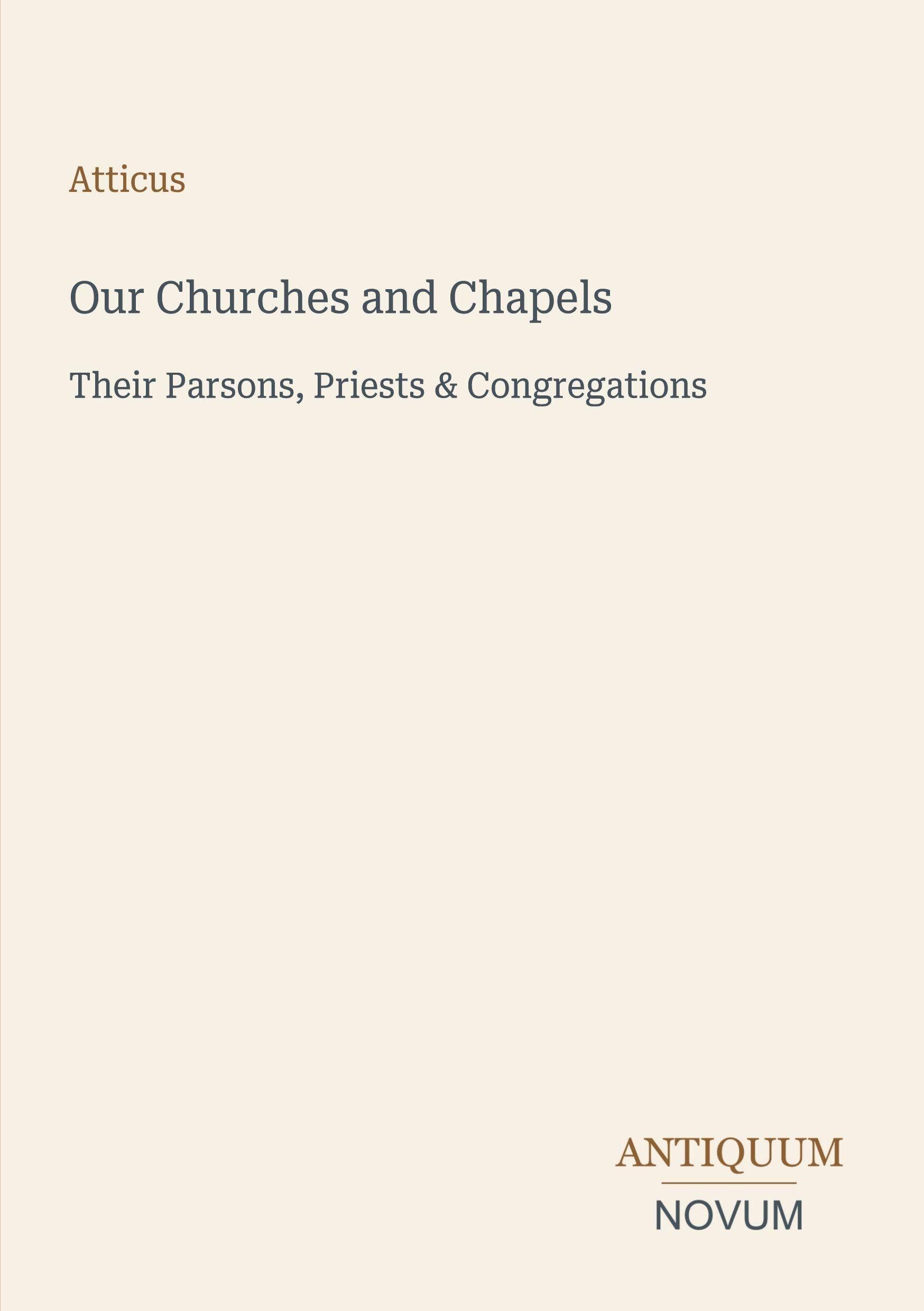 Our Churches and Chapels