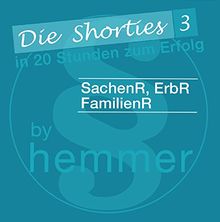 Shorties Box 3, SachenR, ErbR, FamR. Minikarteikarten: In 20 Stunden zum Erfolg.