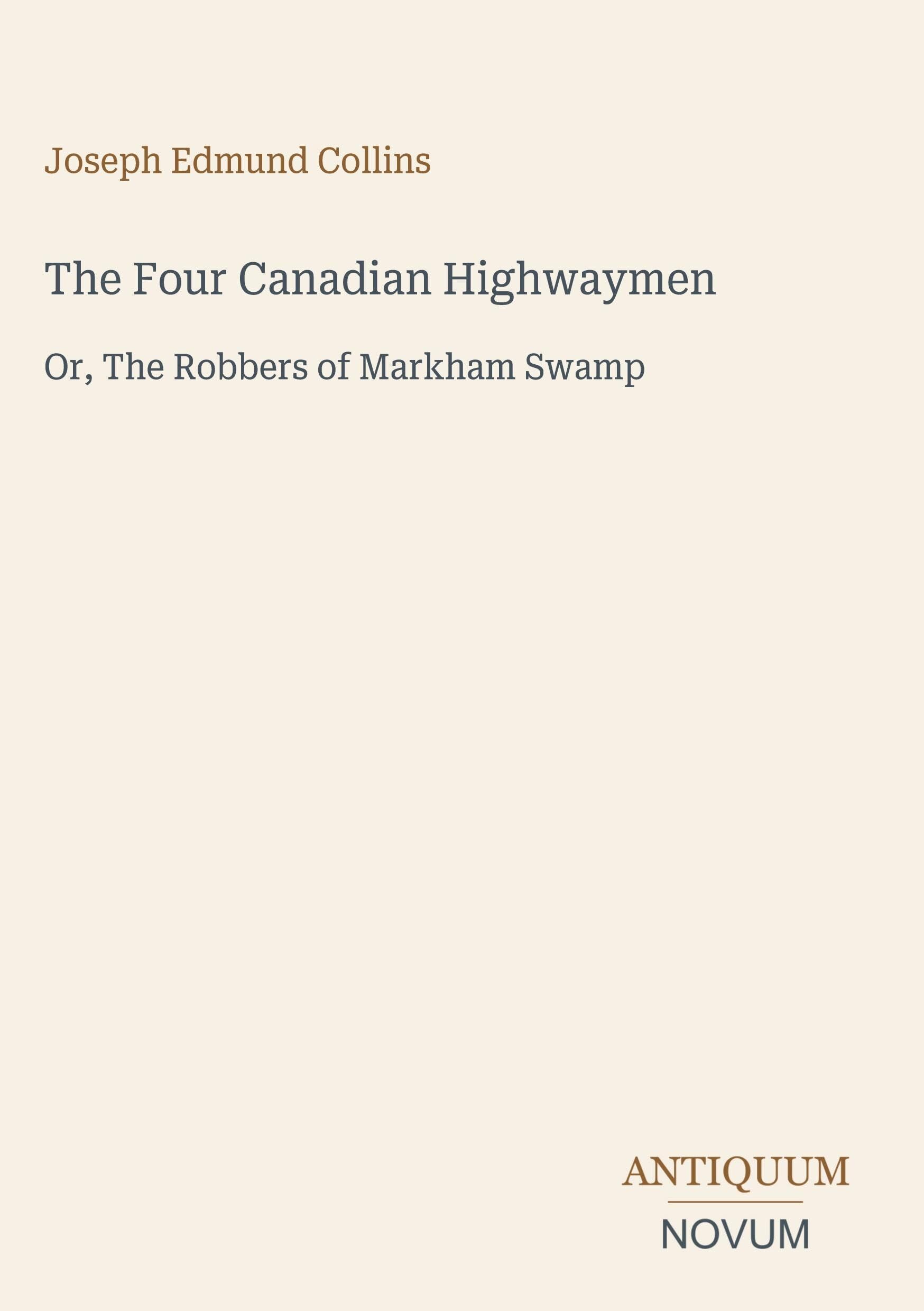 The Four Canadian Highwaymen