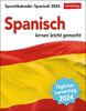 Spanisch Sprachkalender 2024: Spanisch lernen leicht gemacht - Tagesabreißkalender