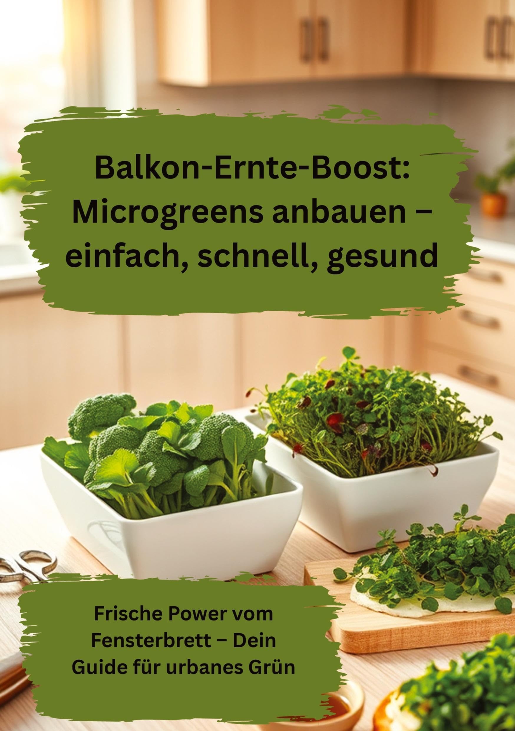 Balkon-Ernte-Boost: Microgreens anbauen - einfach, schnell, gesund: Frische Power vom Fensterbrett - Dein Guide für urbanes Grün