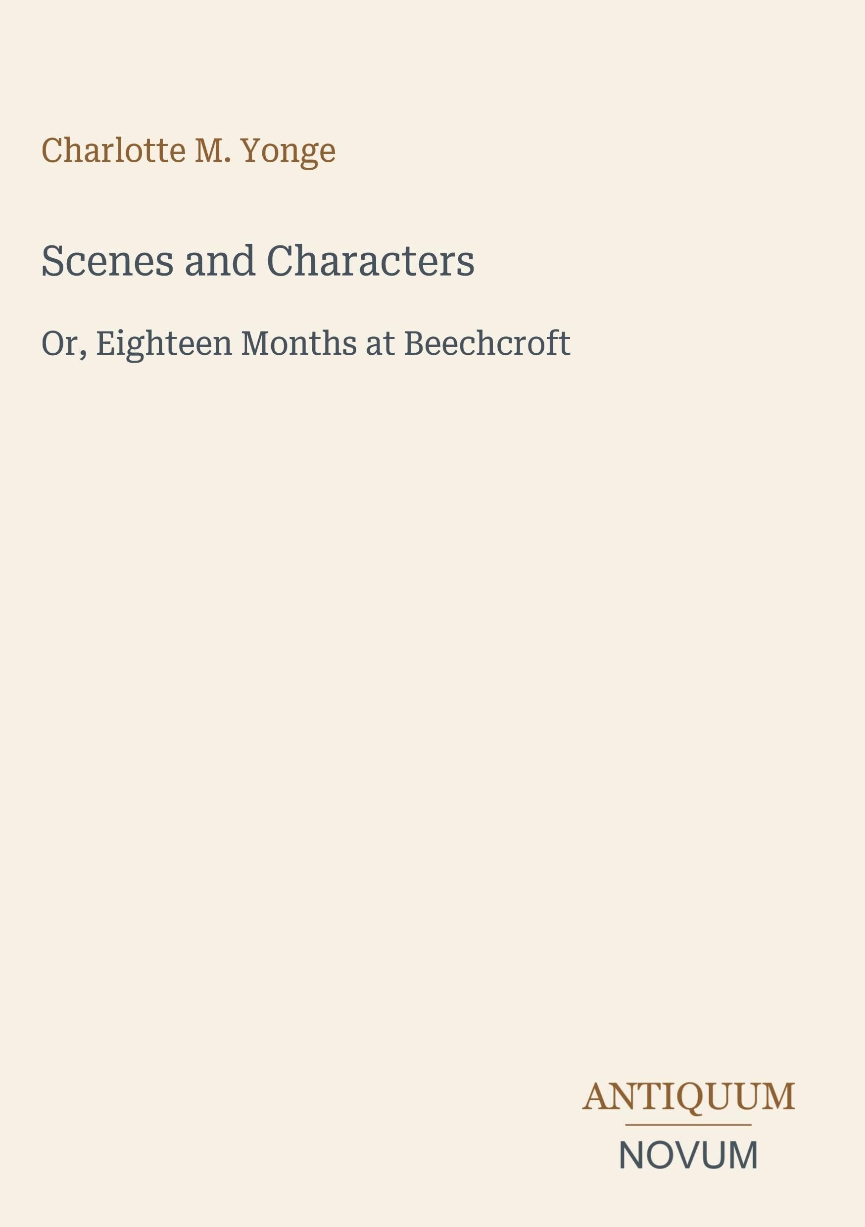 Scenes and Characters