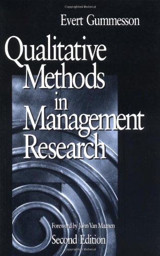 GUMMESSON: QUALITATIVE METHODS (P 2/ED) IN MANAGEMENT RE-SEARCH