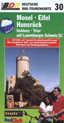 Deutsche Radtourenkarte, Bl.30, Mosel, Eifel, Hunsrück, Koblenz, Trier