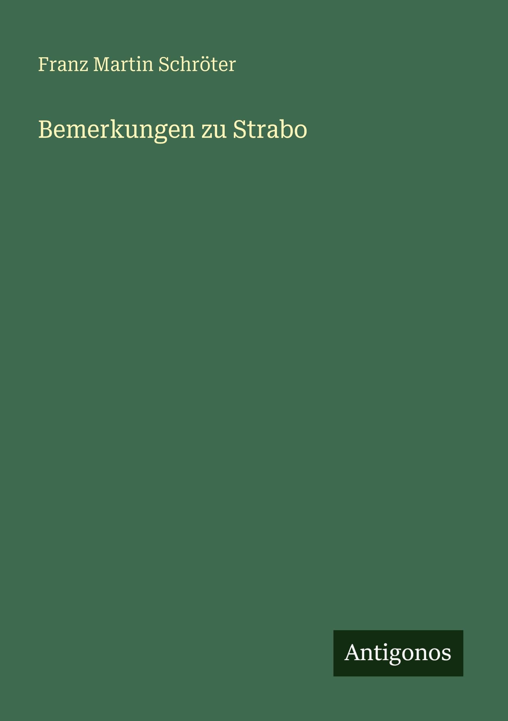 Bemerkungen zu Strabo