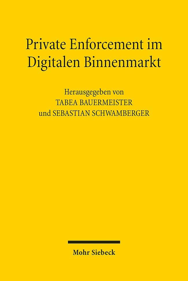 Private Enforcement im Digitalen Binnenmarkt - Neuware
