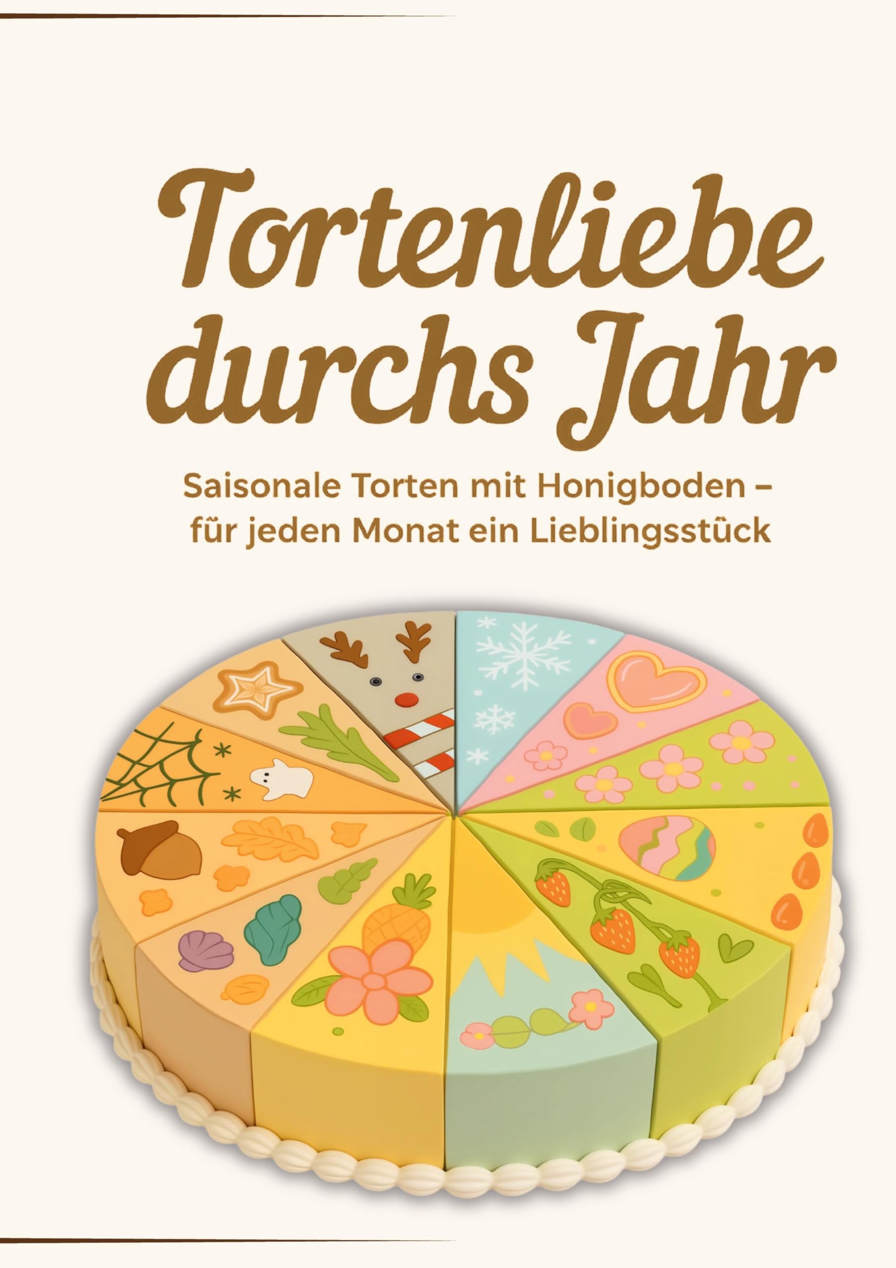 Tortenliebe durchs Jahr: Saisonale Torten mit Honigboden - kreative Rezepte, einfache Anleitungen und Inspiration für jeden Monat