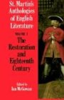 St. Martin's Anthologies of English Literature: Volume 3, Restoration and Eighteenth Century (1160-1798)
