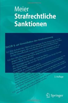 Strafrechtliche Sanktionen (Springer-Lehrbuch) (German Edition)