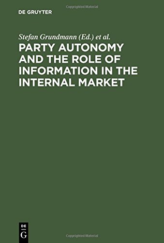 Party Autonomy and the Role of Information in the Internal Market