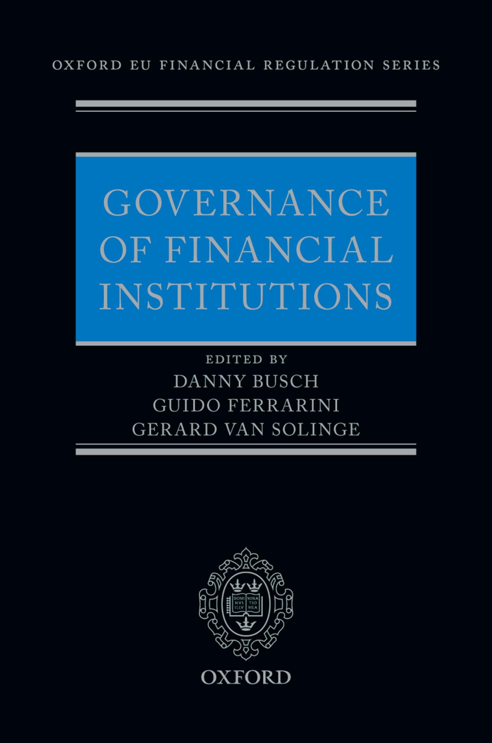 GOV FINANCIAL INSTITUTIONS OEUFR: NCS C (Oxford Eu Financial Regulation)