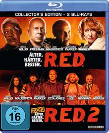 R.E.D. - Älter. Härter. Besser/R.E.D. 2 [Blu-ray] [Collector's Edition]