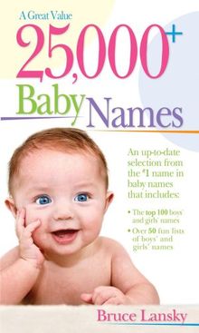 25,000 Baby Names