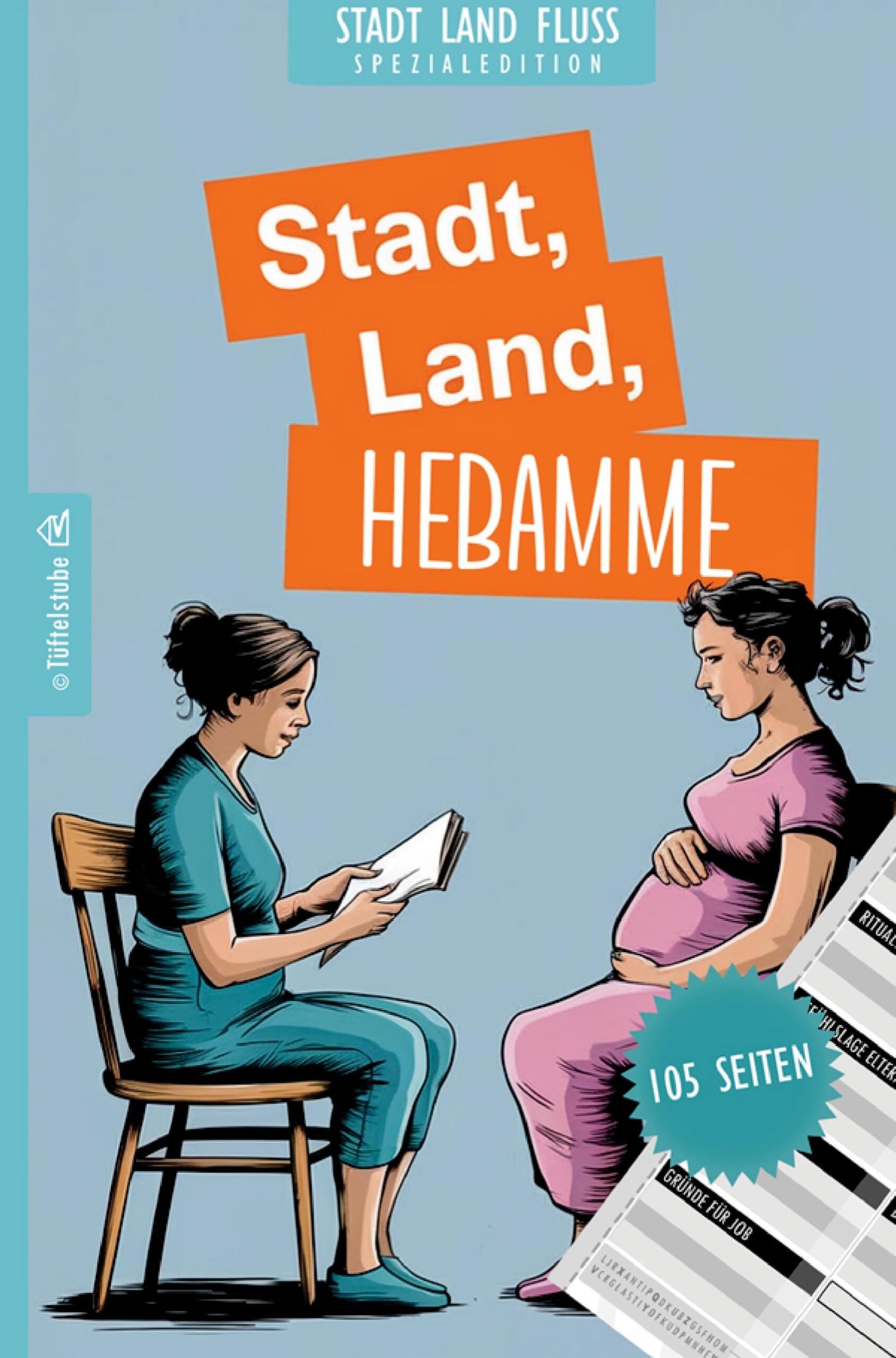 Stadt, Land, Hebamme - 105 Seiten - Stadt-Land-Fluss-Spezialedition für Hebammen