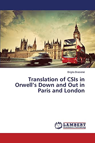 Translation of CSIs in Orwell’s Down and Out in Paris and London