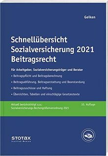 Schnellübersicht Sozialversicherung 2022 Beitragsrecht: Für Arbeitgeber, Krankenkassen und Berater