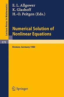 Numerical Solution of Nonlinear Equations: Proceedings, Bremen, 1980 (Lecture Notes in Mathematics) | Buch | Zustand gut