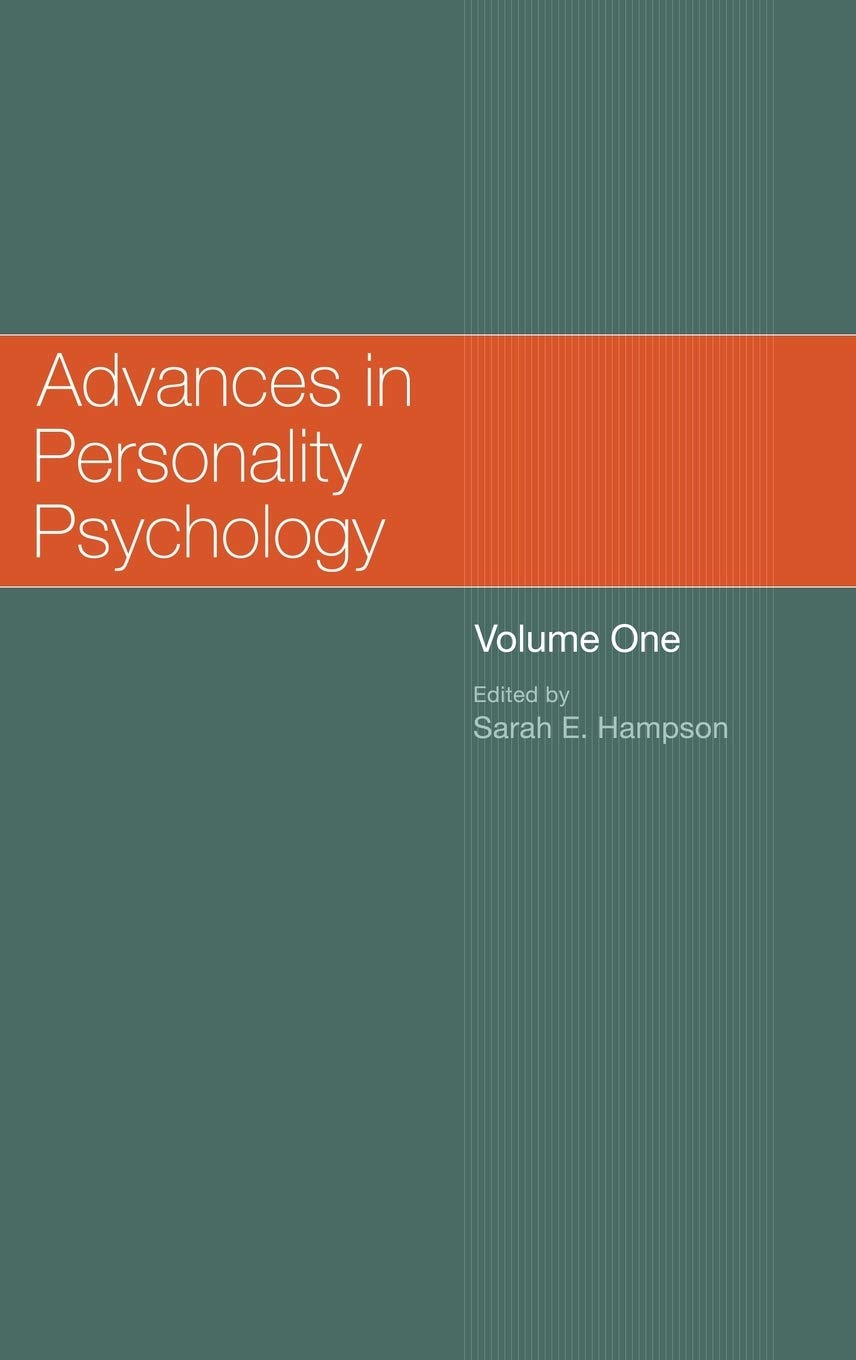 Advances in Personality Psychology: Volume 1 (Advances in Personality Psychology Series, Band 1)