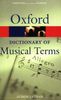 The Oxford Dictionary Of Musical Terms (Oxford Paperback Reference)