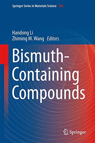 Bismuth-Containing Compounds (Springer Series in Materials Science)