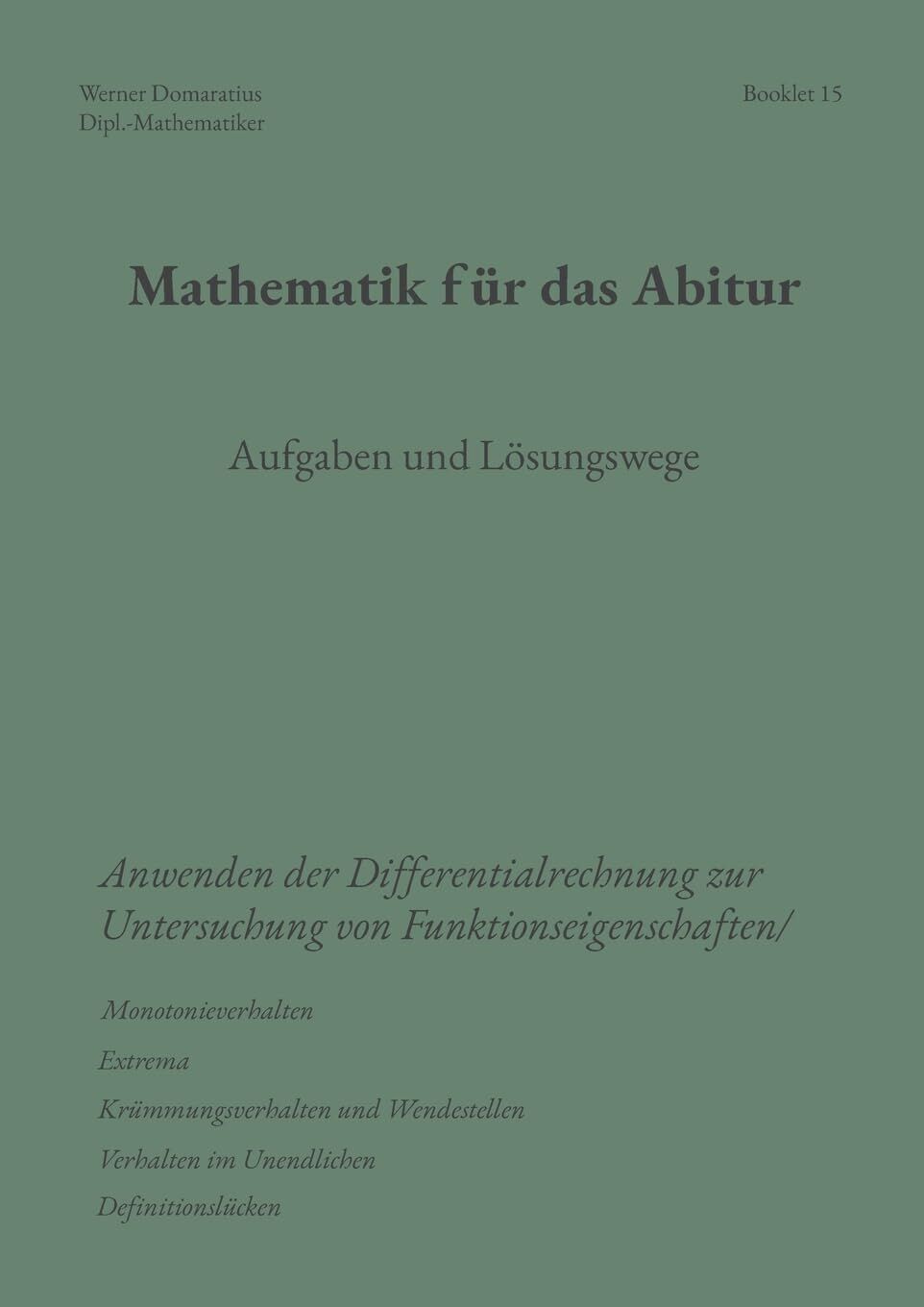 Mathematik für das Abitur