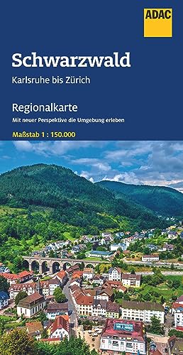 ADAC Regionalkarte 14 Schwarzwald 1:150.000: Karlsruhe bis Zürich