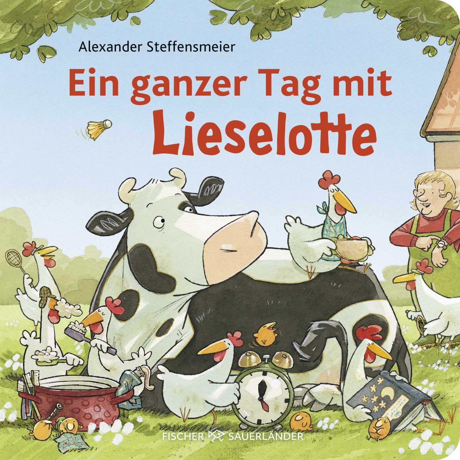 Ein ganzer Tag mit Lieselotte: Pappbilderbuch über den Tagesablauf für Kleinkinder ab 2 Jahren