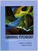 Abnormal Psychology: International Edition (Wiley international edition)