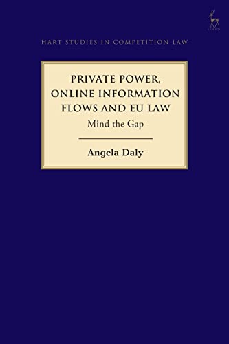 Private Power, Online Information Flows and EU Law: Mind The Gap (Hart Studies in Competition Law)