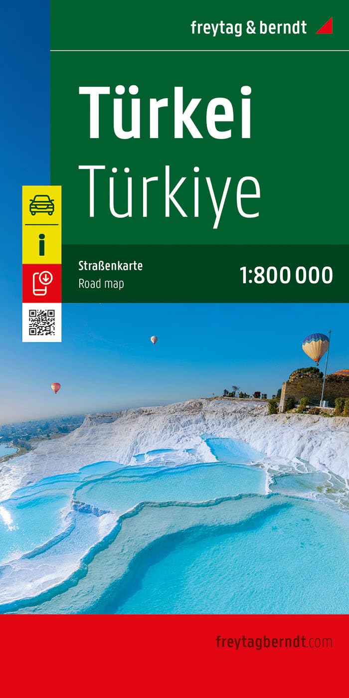 Türkei, Straßenkarte 1:800.000, freytag & berndt (freytag & berndt Auto + Freizeitkarten)