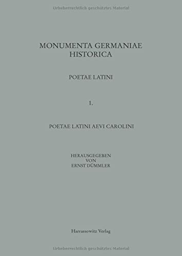 Poetae Latini aevi Carolini (I) (MGH - Poetae Latini Medii Aevi)