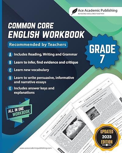 Common Core English Workbook: Grade 7