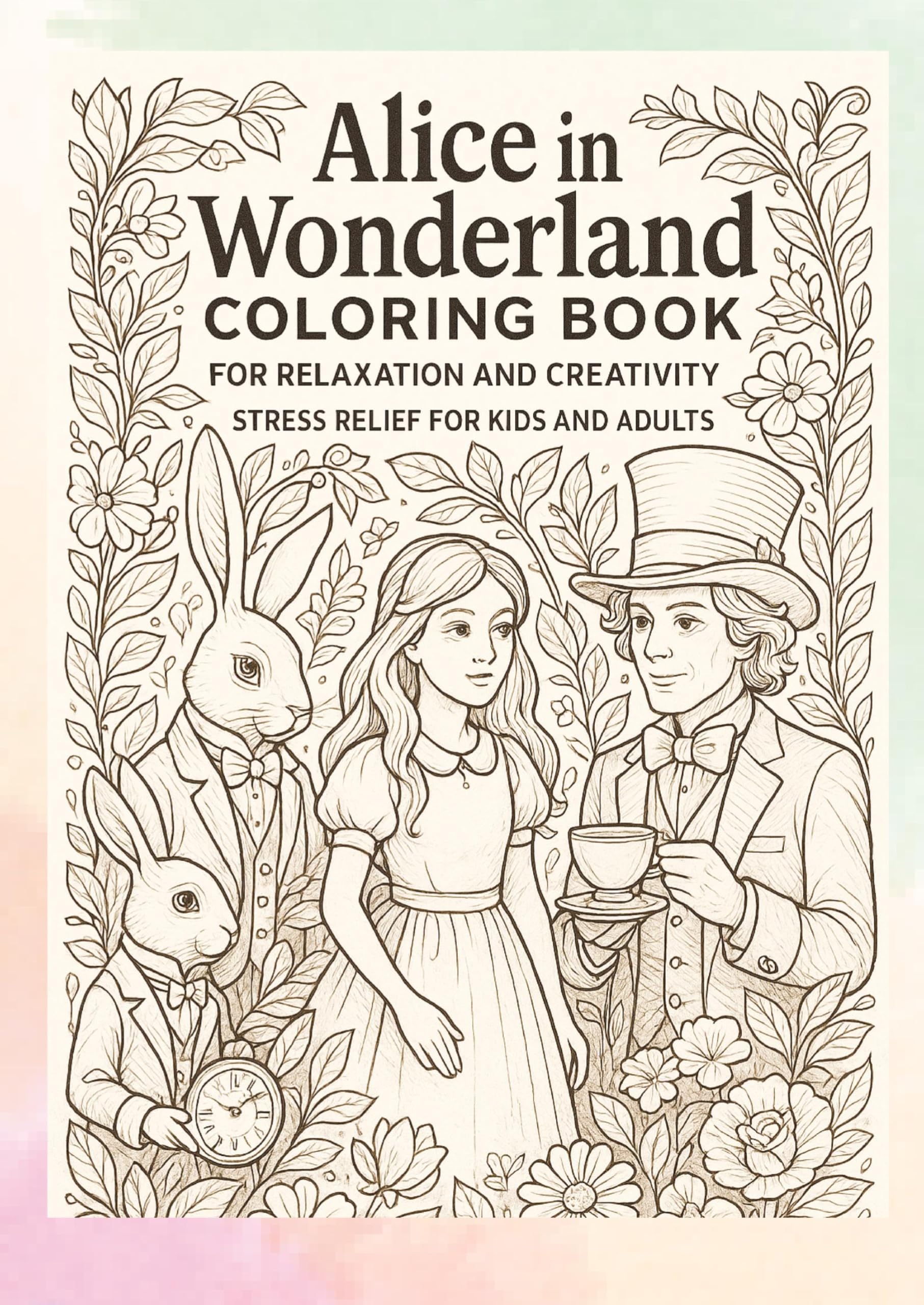 Alice in Wonderland Coloring Book: Explore a Magical World Through the Art of Coloring