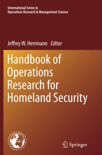 Handbook of Operations Research for Homeland Security (International Series in Operations Research & Management Science, Band 183)