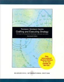 Crafting and Executing Strategy: Concepts and Cases