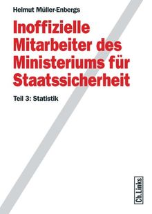 Inoffizielle Mitarbeiter des Ministeriums für Staatssicherheit Teil 3 : Statistik