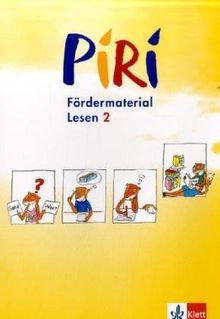 Piri Fördermaterial: Piri, Das Sprach-Lese-Buch, Fördermaterial : 2. Schuljahr, Arbeitsheft Lesen