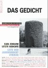 Das Gedicht. Zeitschrift /Jahrbuch für Lyrik, Essay und Kritik: Das Gedicht, Nr.7, Herbst 1999 bis Sommer 2000