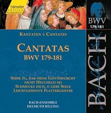 Edition Bachakademie Vol. 54 (Geistliche Kantaten BWV 179-181)