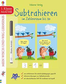 Mein Wisch-und-weg-Lernspaß: Subtrahieren im Zahlenraum bis 20: für die 1. Klasse