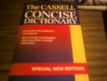 Cassell Concise Dictionary New Orch