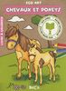 Chevaux et poneys : Livre à colorier
