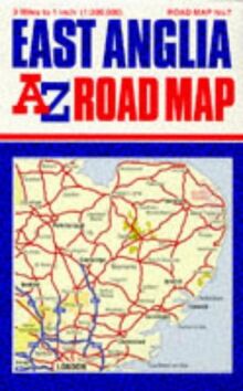 East Anglia Road Map (A-Z 3 Miles to 1 Inch S.)