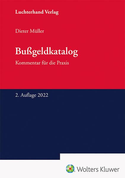 Bußgeldkatalog - Dieter Müller Gebunden